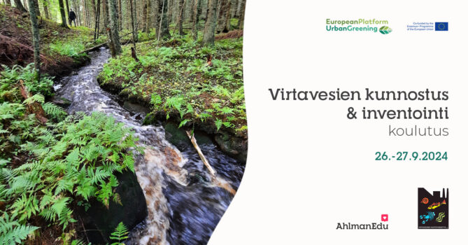 Virtavesien kunnostus, AhlmanEdu