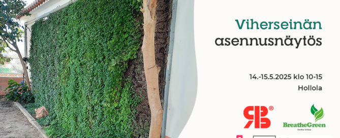 Tapahtumakuva viherseinä-työpajaan